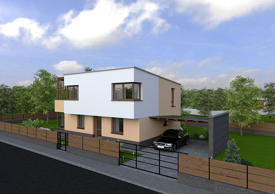Hernaria - poschodový dom 5+kk s terasou a prístreškom pre auto